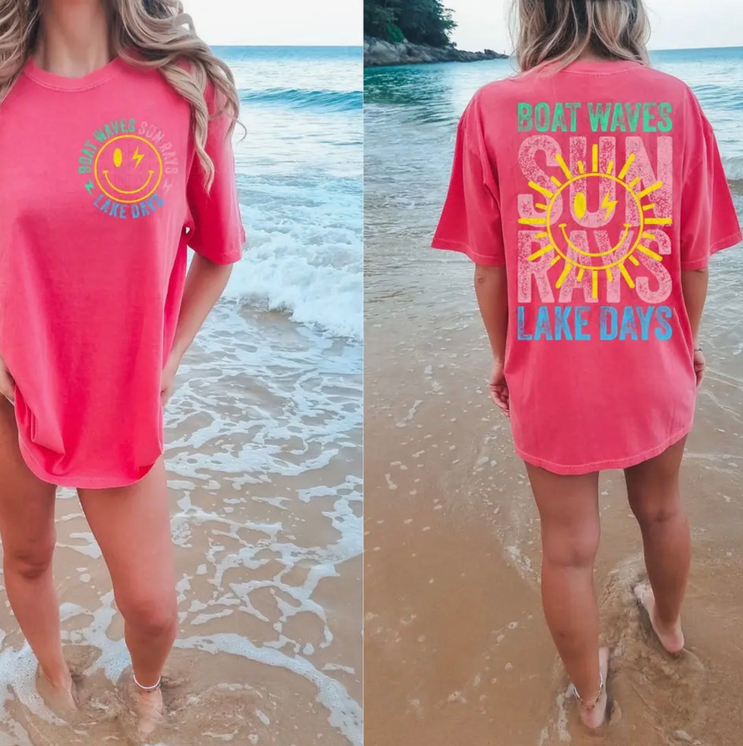 Boat Waves & Lake Days Tee