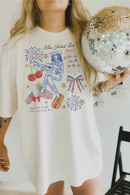 “Miss Americana” Oversized Tee