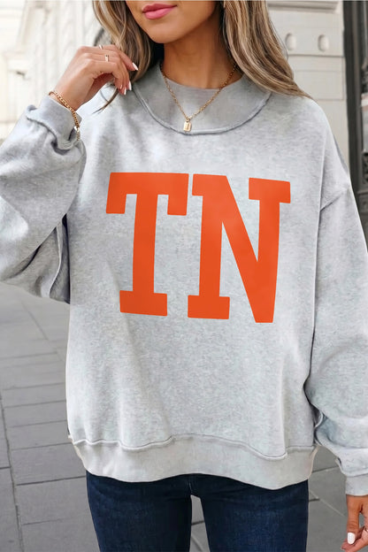 TN Reversible Mock-Neck Sweatshirt