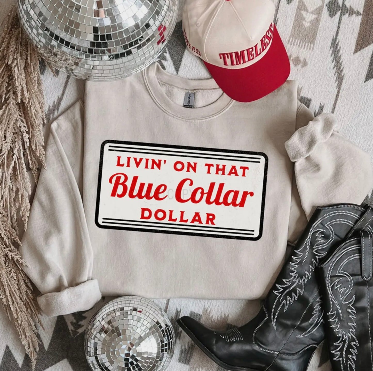 Blue Collar Dollar Tee