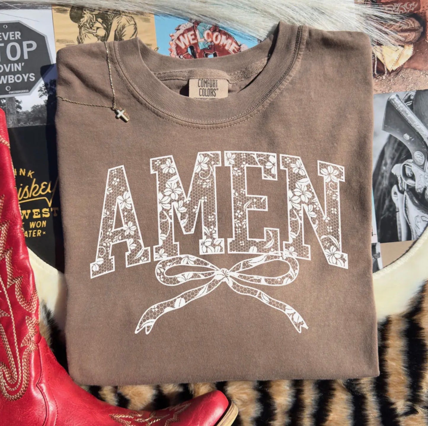 Amen Bow Tee