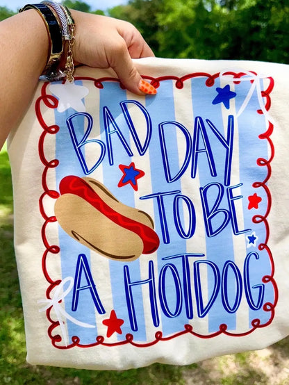 “Bad Day to Be a Hotdog” Tee
