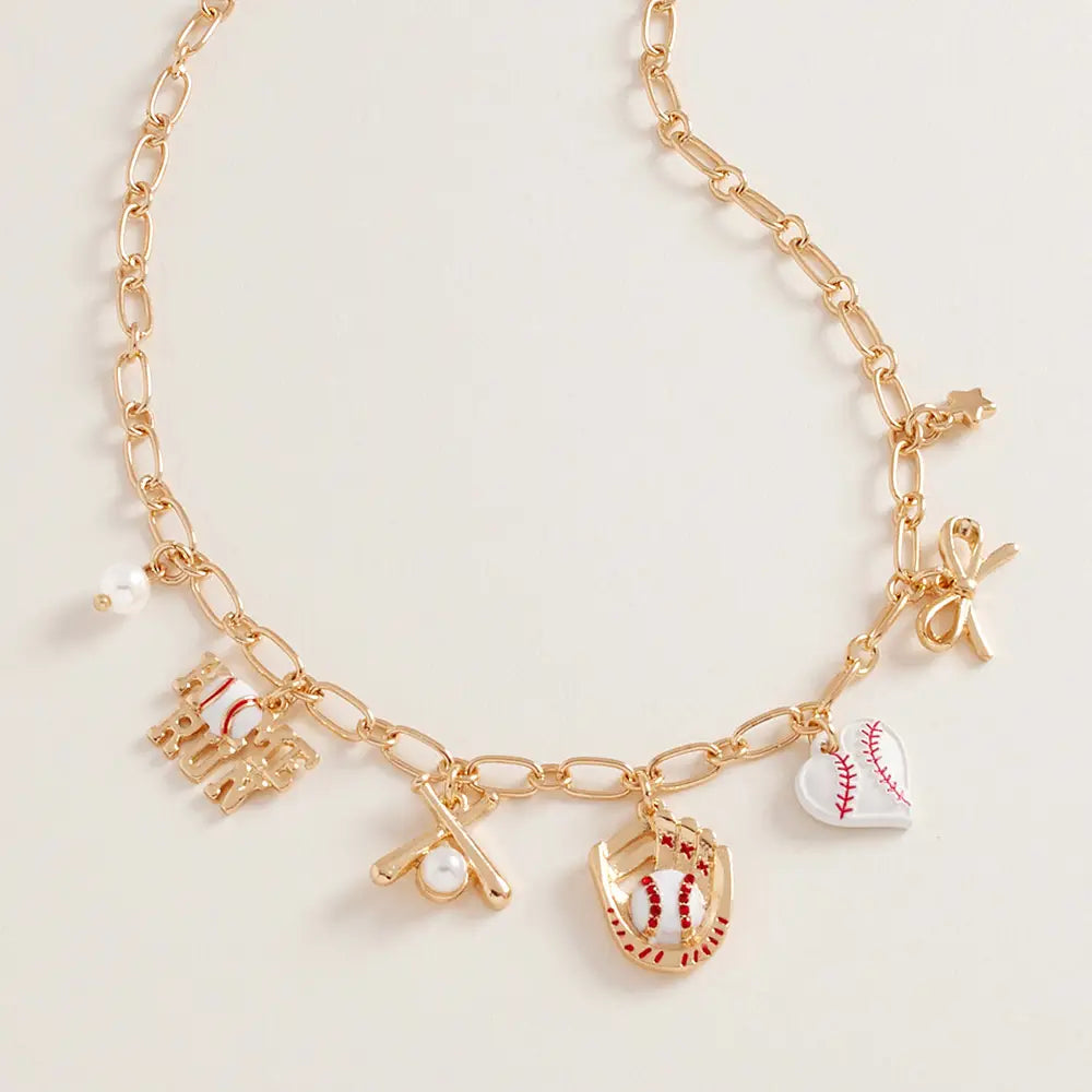 “Home Run Honey” Charm Necklace