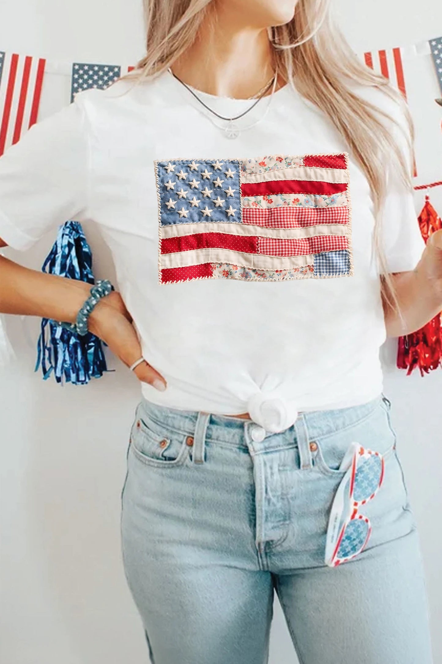 Patchwork Americana Tee