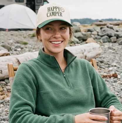 “Happy Camper” Trucker Hat