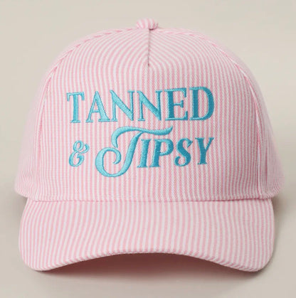 “Tanned & Tipsy” Trucker Hat