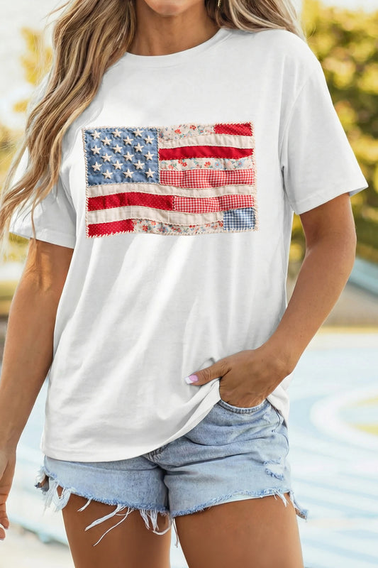 Patchwork Americana Tee