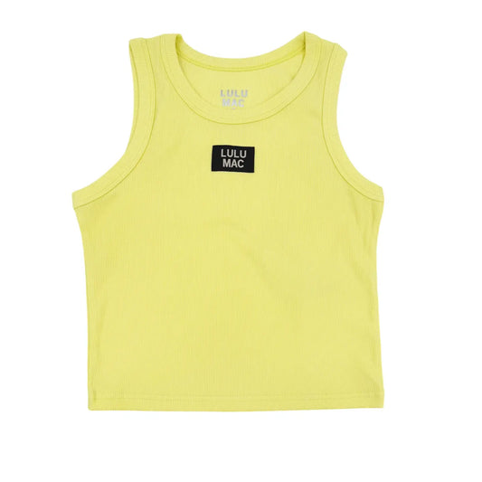 Lulu Mac OG Tank Neon Yellow