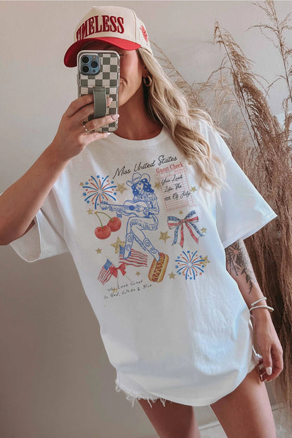 “Miss Americana” Oversized Tee